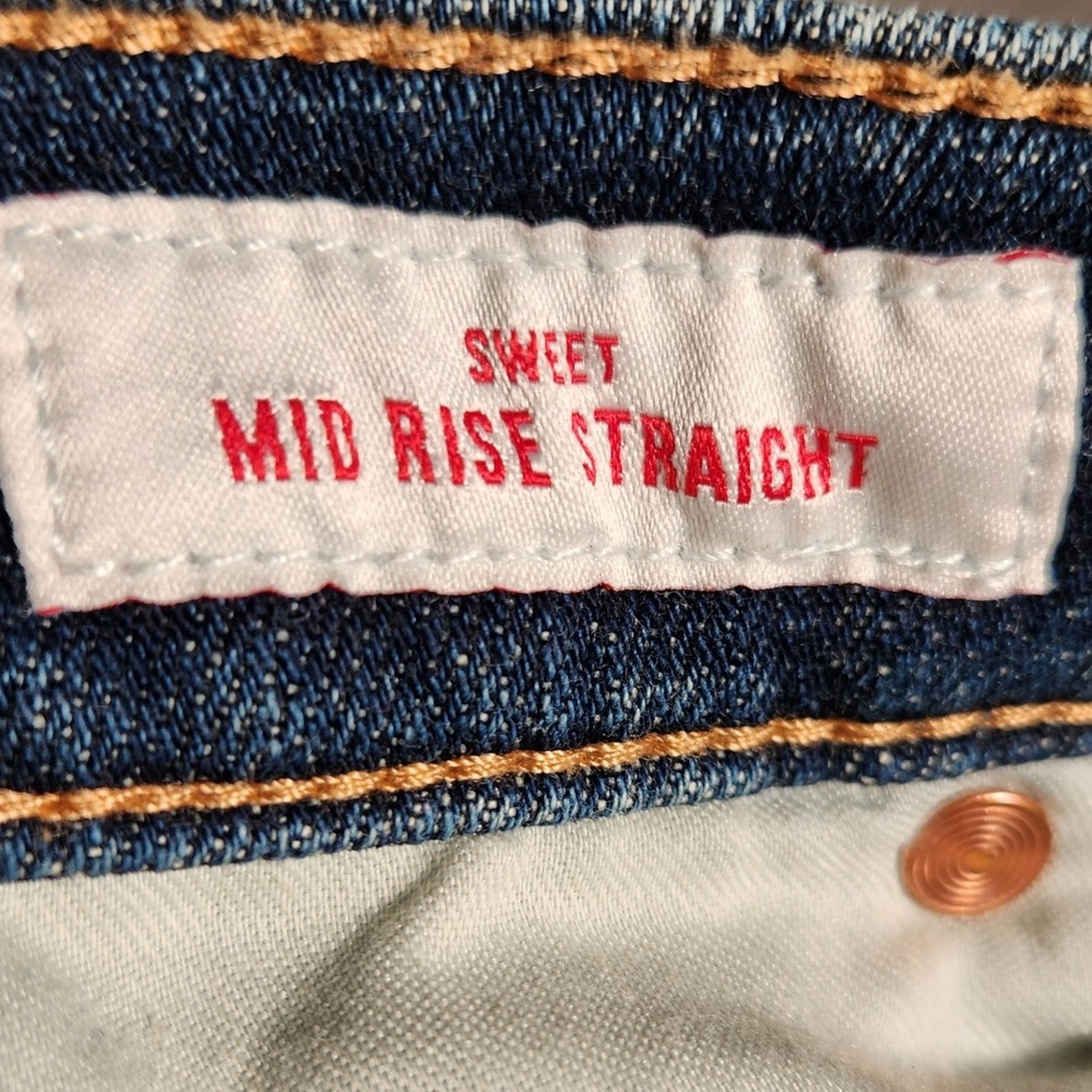 Lucky Brand Sweet Mid Rise Jeans Women's 31X31 Blue Excellent 7W12559 Straight - Picture 8 of 15
